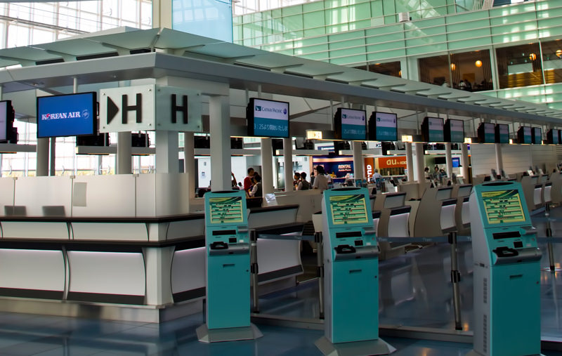 羽田空港のターミナル